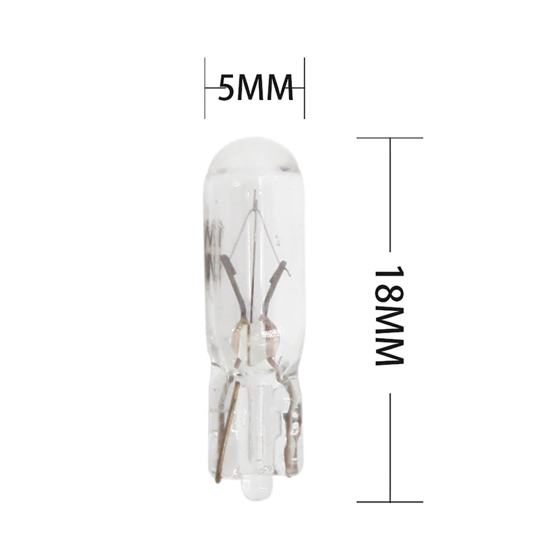 10/20/100 шт. автомобильный датчик света T5 галогенная панельная лампа 12 В 1 2 Вт W1