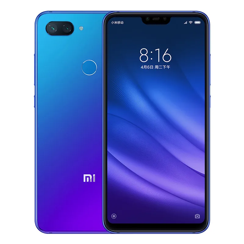 Xiaomi 8 lite 64G/128G Cell Phone 3350mAh Baterry Global ROM Snapdragon 660AIE  mi 8 lite Smartphone (Ramdom Color)