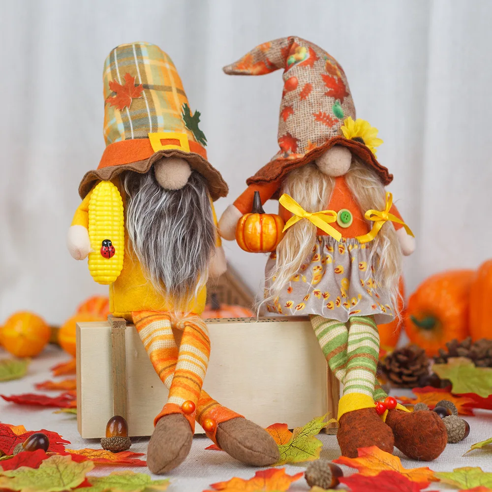 Плюшевая кукла гномов ручной работы для дома украшения многоуровневого подноса