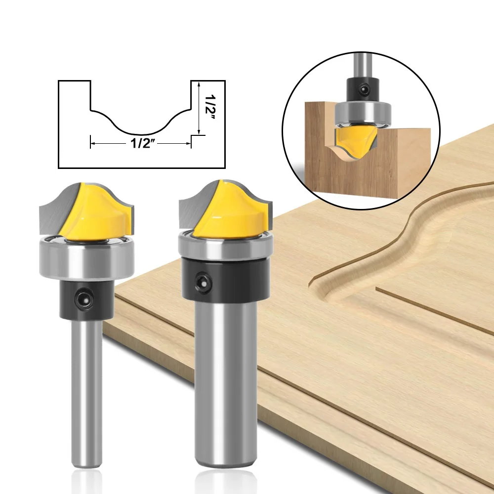 

3/4" Faux Panel Ogee Groove Router Bit - 1/4" 1/2''8" 12mm Shank Woodworking cutter Tenon Cutter for Woodworking Tools