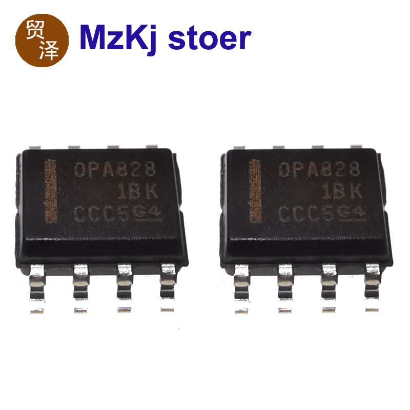 

2PC OPA828 New imported original OPA828IDR OPA828ID SOP8 High-speed low-noise RRO JFET operational amplifier