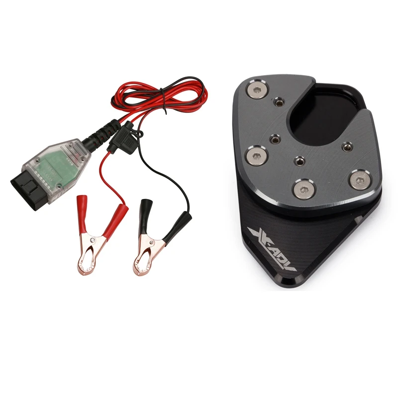 

1 шт. боковая подставка для мотоцикла, увеличитель подставки и 1 шт. диагностический инструмент для автомобильного аккумулятора