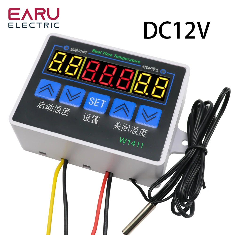 

Цифровой термостат ELESAVEE W1411 для теплиц и аквариумов