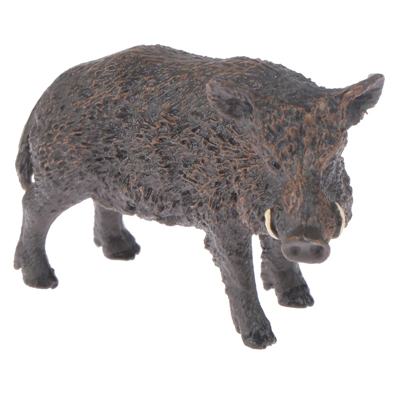 

Simulation Wild Boar Model PVC Animal Action Figures Model Statue Kids Figurine Toys Micro Landscape Ornament