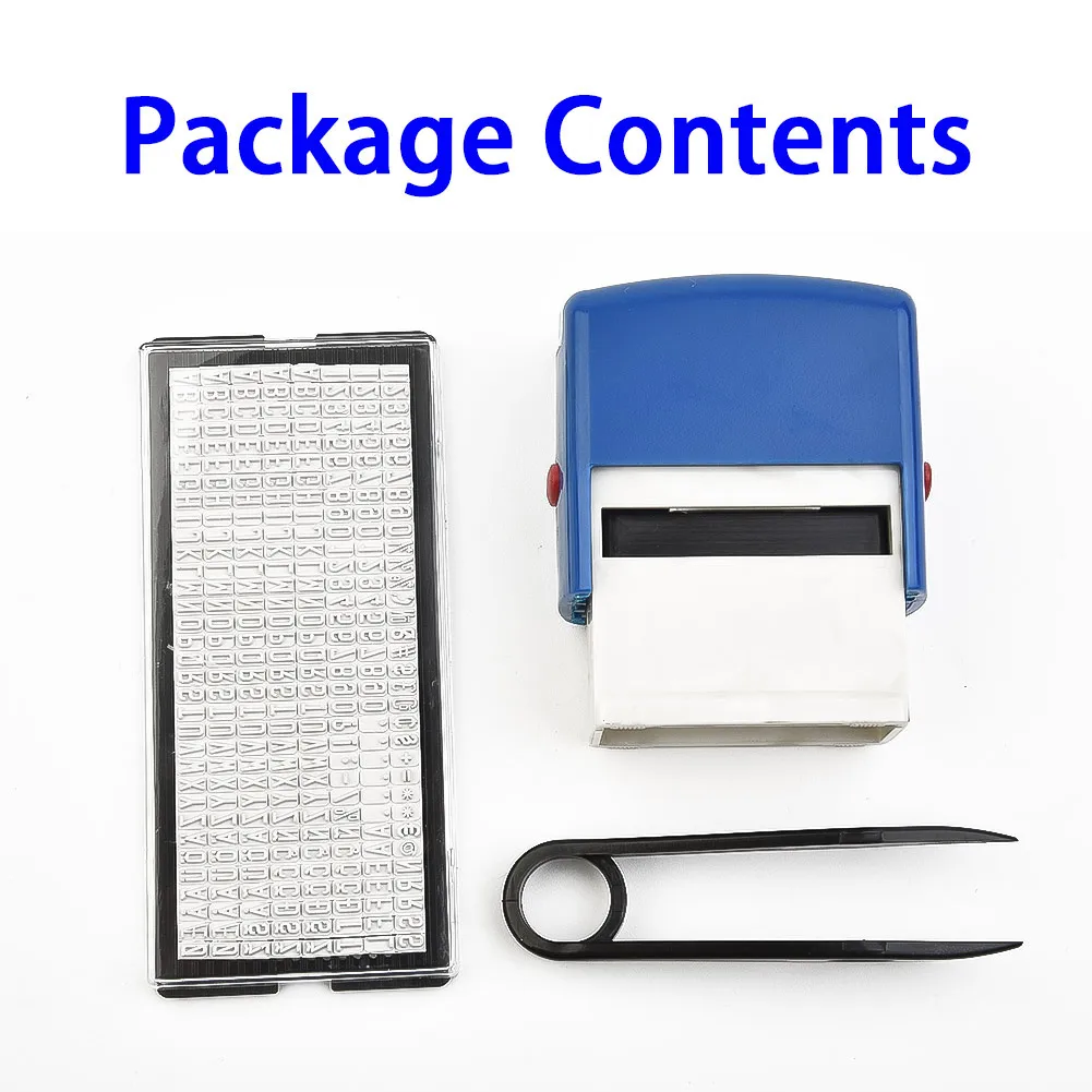 

DIY Custom Stamp Rubber Kit Ink Set Dial Seal Assortment Business Number Monogram Printing Movable Type Letters Numbers Symbols