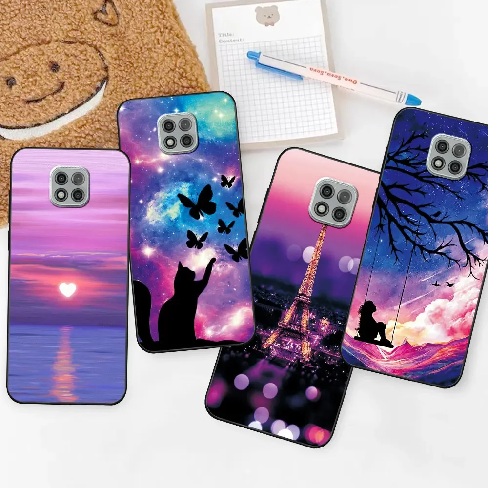 Чехол для Moto G Power 2021G чистый Stylus Play 2021 мягкий силиконовый чехол из ТПУ телефона