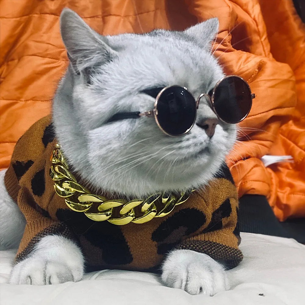 

Glasses For a Cat Pet Products Goods For Animals Dog Accessories Cool Funny The Kitten Lenses Sun Photo Props Colored Sunglasses