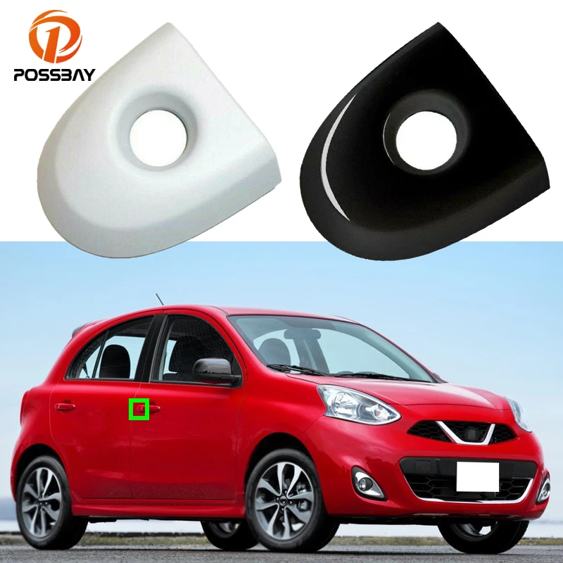 

Car White Black Front Door Lock Cover with Key Hole for Nissan Juke Micra K13 Accessories Auto Replacement Parts 806441KK0D