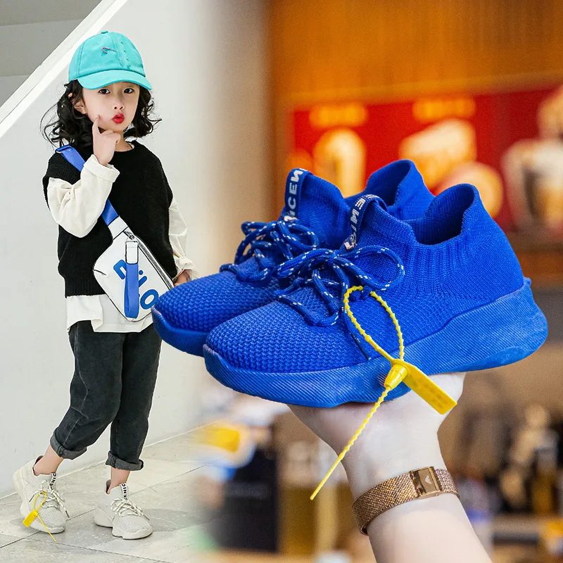 Специальная цена весна лето Детская спортивная обувь для девочек дышащая