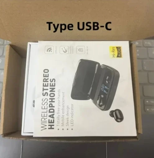 НОВЫЙ кабель TYPE-C Rro 2 беспроводные Bluetooth-наушники стереонаушники игровые