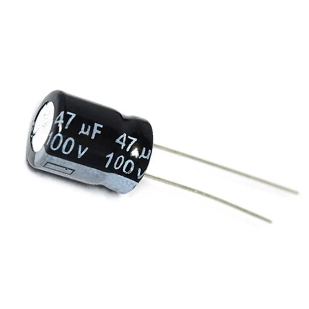 

100V 1uF 2.2uF 3.3uF 4.7uF 10uF 22uF 33uF 47uF 68uF 100uF 150uF 220uF 330uF 470uF 680uF 1000uF 2200uF Electrolytic Capacitor