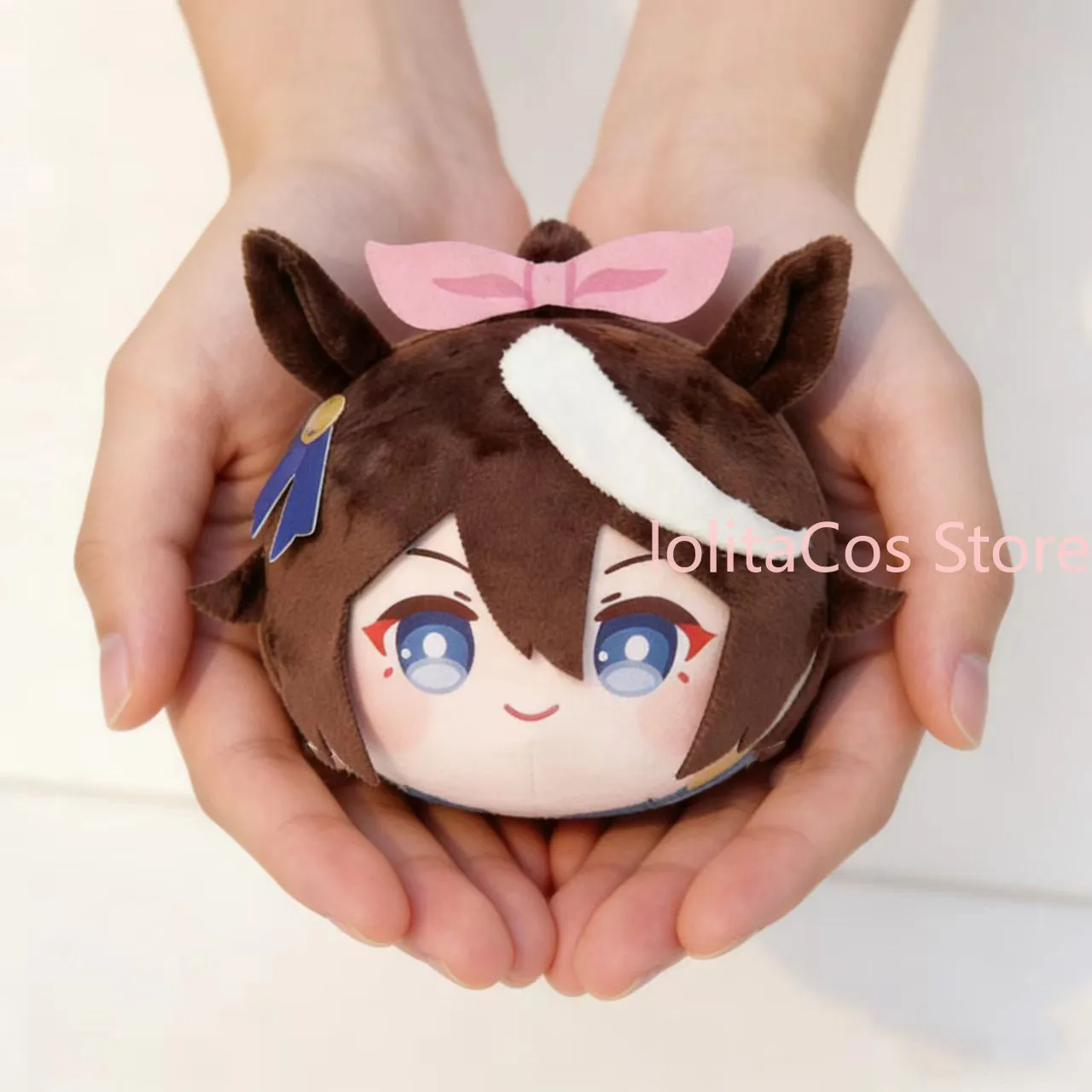 Фото Плюшевая кукла-брелок Uma Musume Oguri Cap Tokai Teio Tamamo Cross Special Week, хлопковый брелок-шарик, аниме-подвеска для сумки, подарок для косплея №4