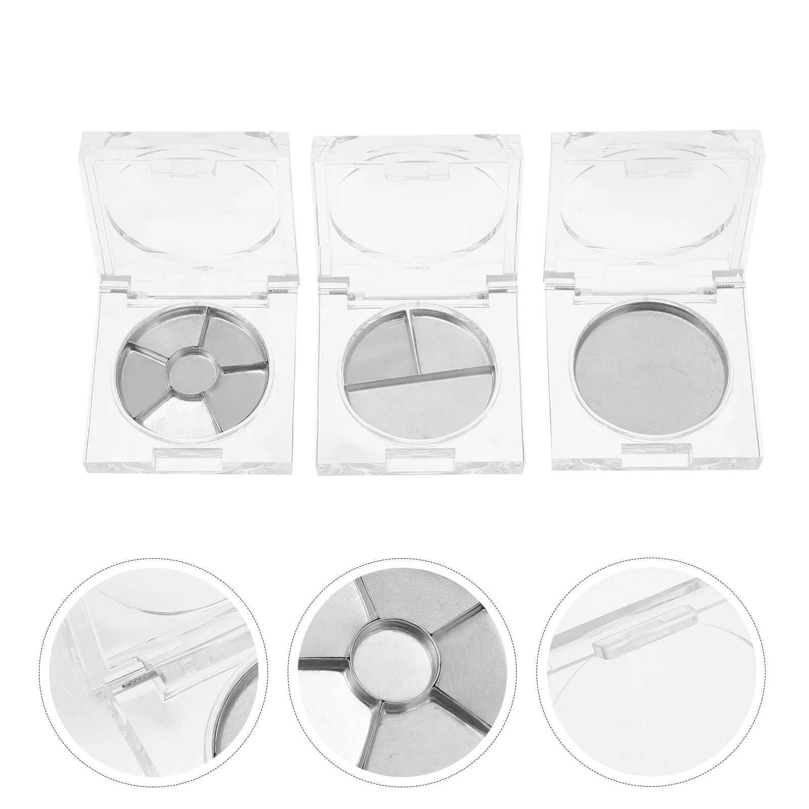 

Plasic Eyeshadow Organizer Empty Container Empty Eyeshadow Containers Sample Empty Container Empty Blush Case