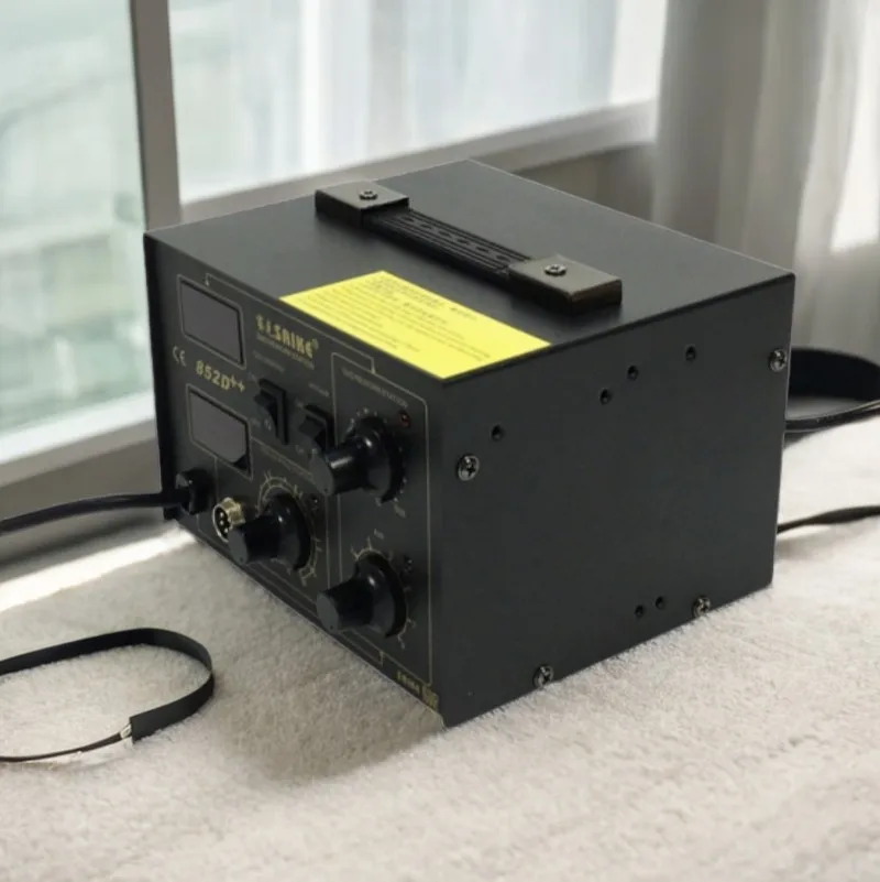 Паяльная станция SAIKE 2в1 SMD паяльник паяльная с горячим воздухом 852D++