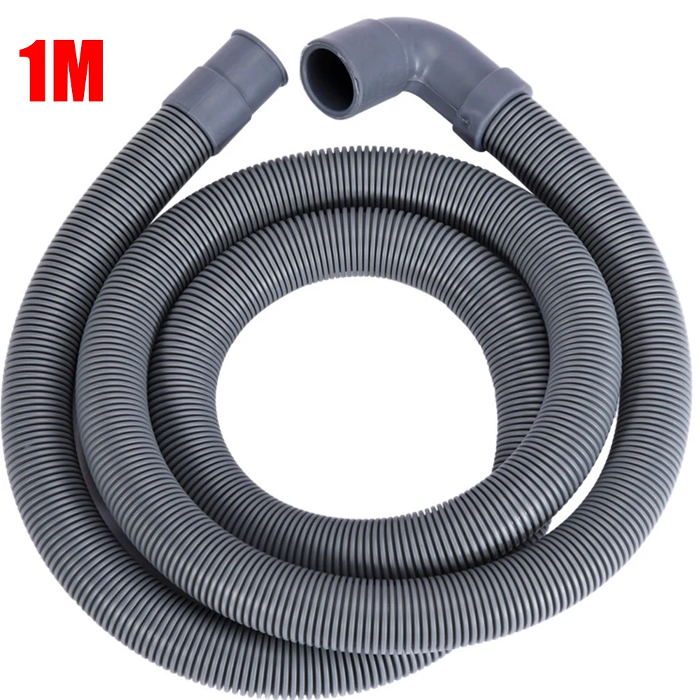 

1/1.5/2M Washing Machine Drain Waste Hose Dishwasher Laundry Washer Flexible Outlet Water Pipe Extension Drain Hose Part Tool