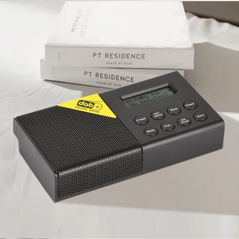Портативный цифровой радиоприемник DAB/DAB +/FM 3 5 мм стерео Bluetooth будильник с