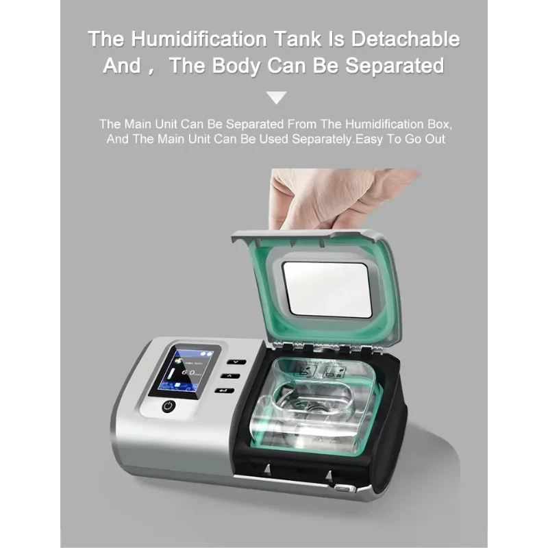 Портативный CPAP-аппарат Rainbow DS-6 с автоматическим электрическим подключением, класс II, с подогревом и увлажнителем, металлическийстальнойакриловый корпус, сертифицирован CCC (art.: 3920d9dd28acf) - 3920d9dd28acf