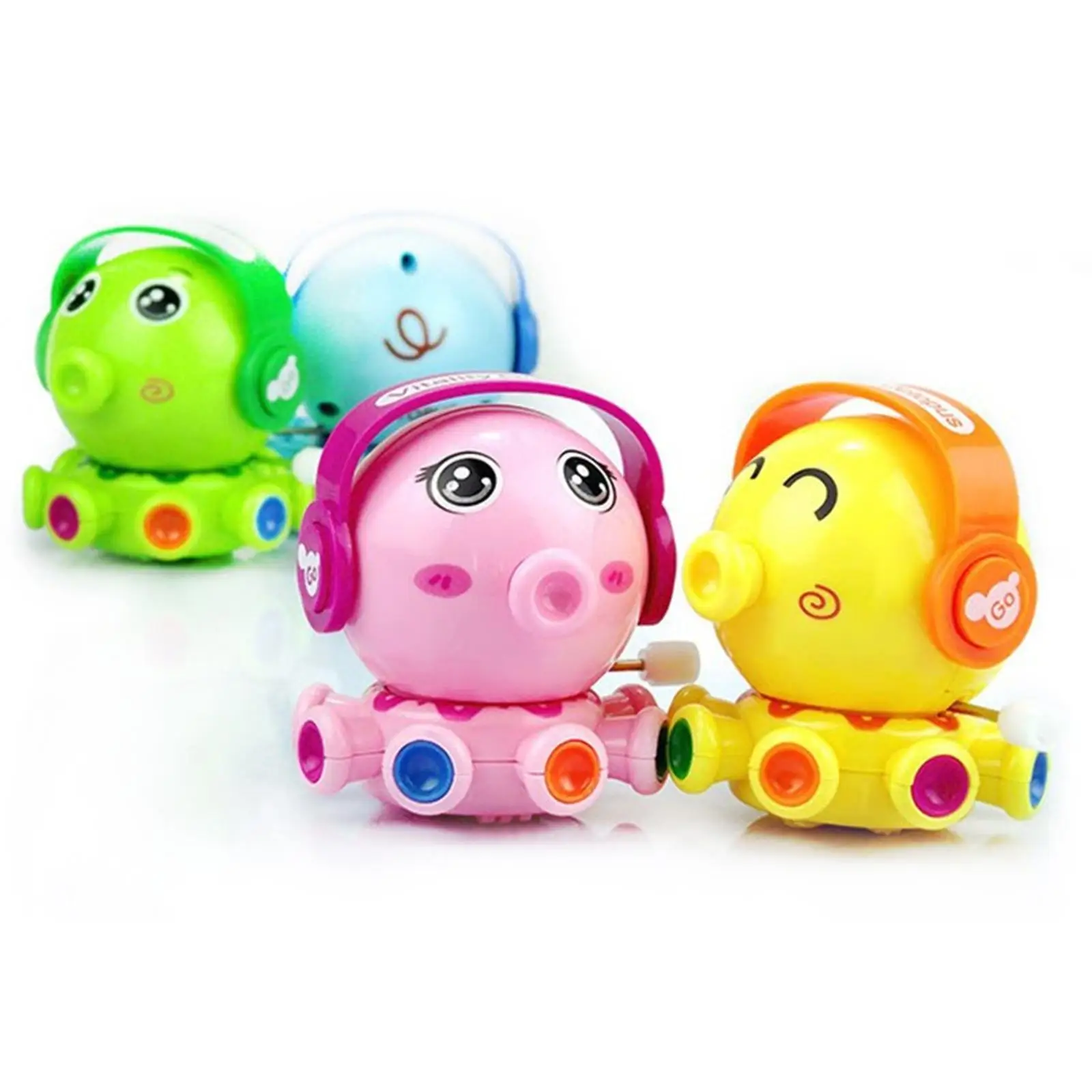 

Funny Cartoon Animal Wind Up Toys Children Creative Pull Back Car Toys Cute Octopus Sika Deer Giraffe Crab Clockwork Toys Gifts