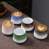 european style ceramic tea cup coarse pottery teacup kung fu tea set cup creative retro kiln change coffee cup home water cup