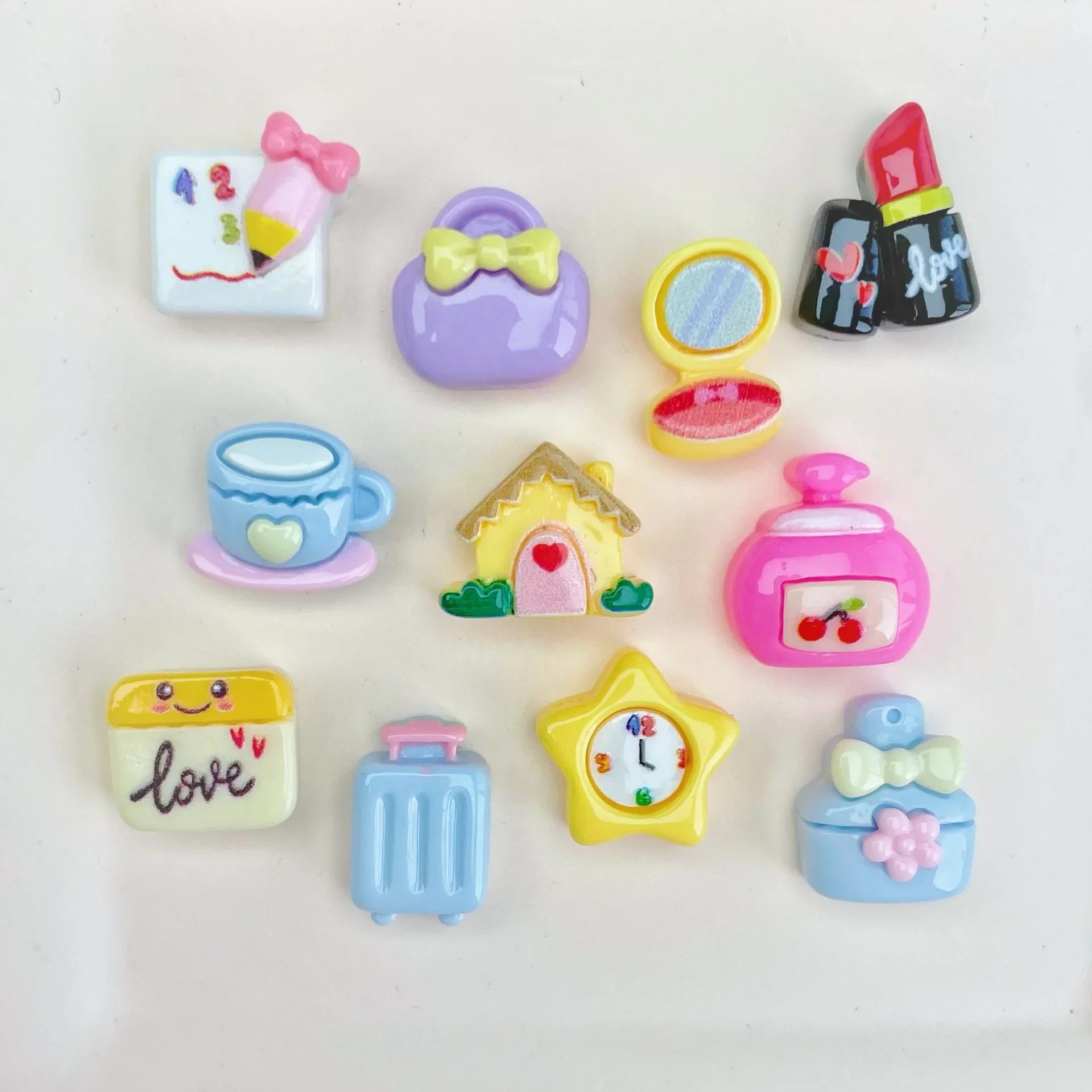 Симпатичная мини-дорожная серия из смолы сумка для дома игрушечный аксессуар