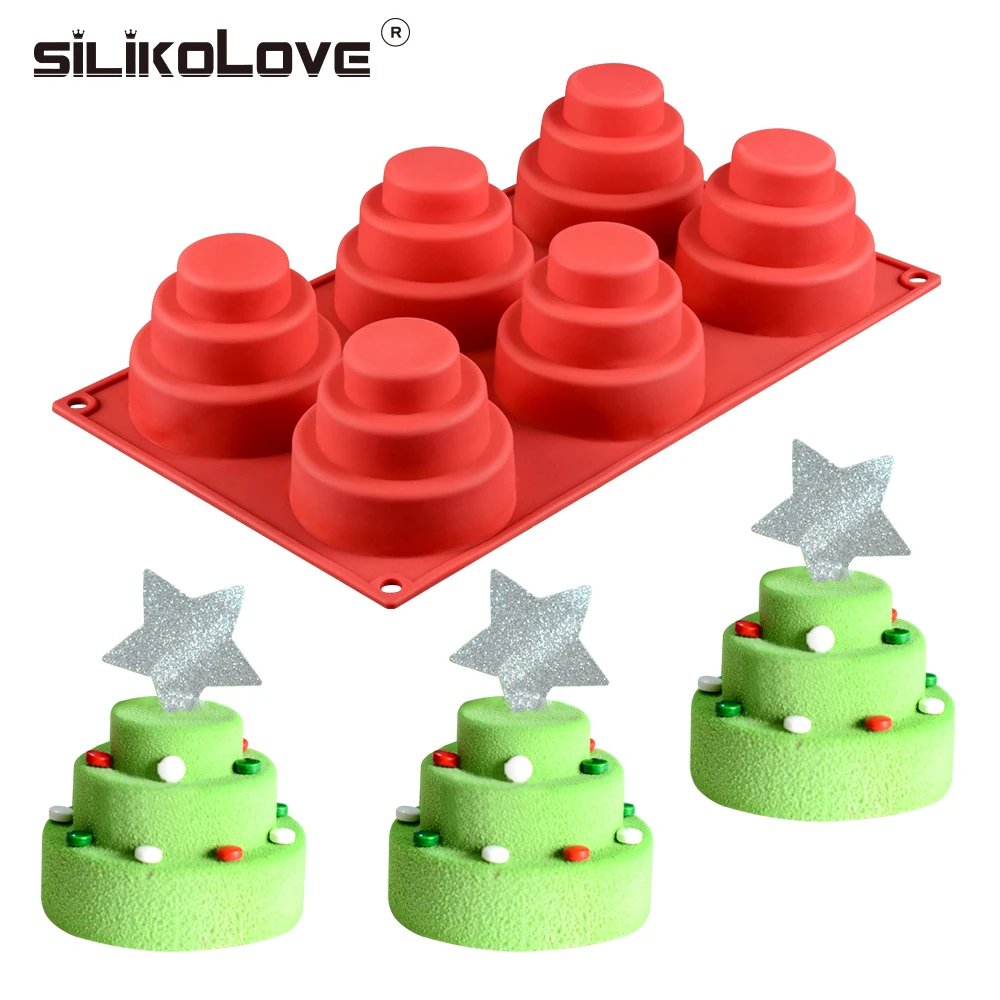 

SILIKOLOVE 3D Silicone Mold Round Cake Mold Kitchen Baking Accessories Cake Tools Spiral Cake Dessert Mousse Mold