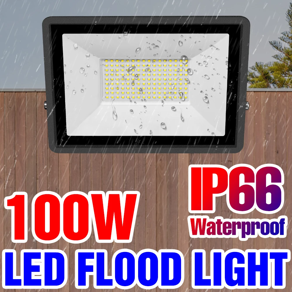 

LED Flood Light 220V Outdoor Lighting Wall Lamp LED Waterproof Street Floodlight 10W 20W 30W 50W 100W Street Landscape Lighting