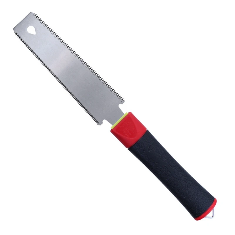 

1 PCS Hand Saw Woodworking Small Double-Sided Saw SK5 Fine-Toothed Woodworking Three-Sided Tooth Quick Saw
