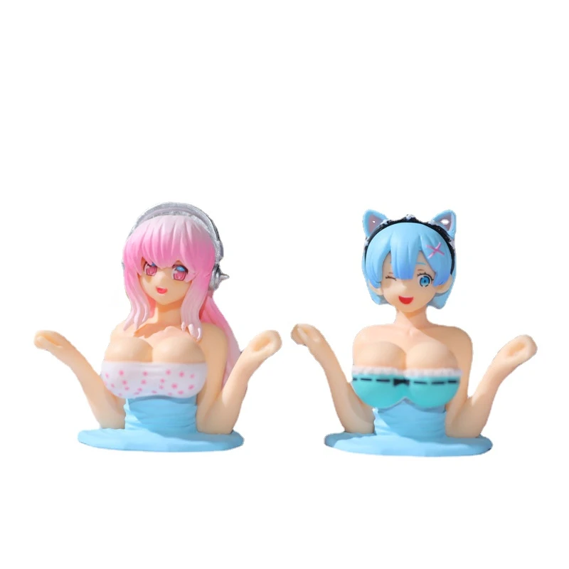 

6cm Anime Re:Life in a different world from zero Kawaii sexy Girl Figure Rem Ram Action Figures Adult Collection Model Doll Toys