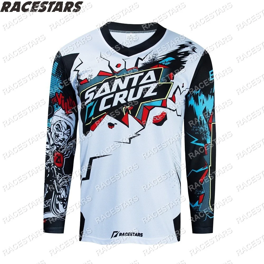 

2023 Motocross Jersey MTB Downhill Mountain Cycling Wear Long Sleeve Enduro Bike DH Maillot Ciclismo Hombre Quick Drying Shirt