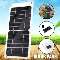 real 10w portable solar panel waterproof flexible 5v usb port outdoor camp solar power charging for phone power bank recharge