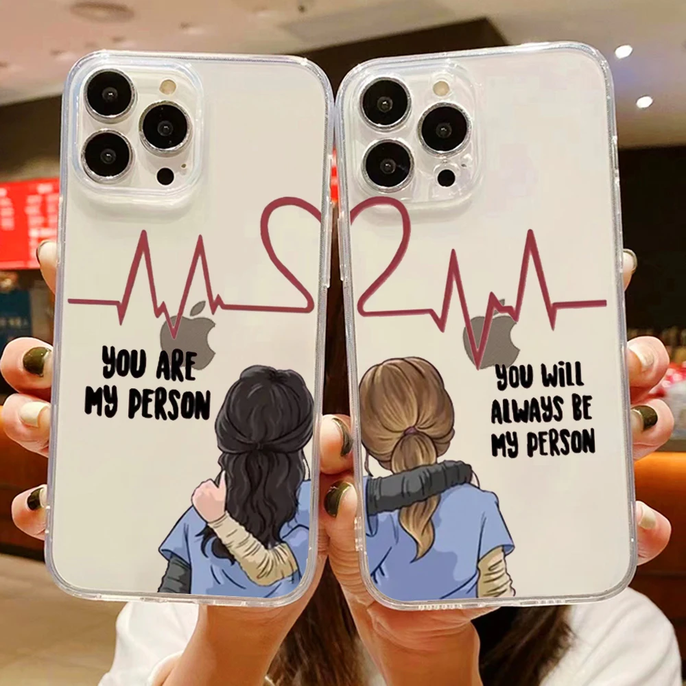 Greys Anatomy  Transparent phone case for iPhone 11 12 13 mini pro XS MAX 8 7 6 6S Plus X SE XR