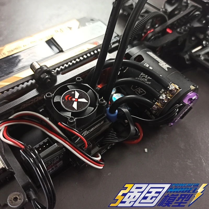 Фото XRC ET120S сенсорный бесщеточный ESC + комплект двигателей ROCKET V3 120A 1/10 автомобильный привод T №4