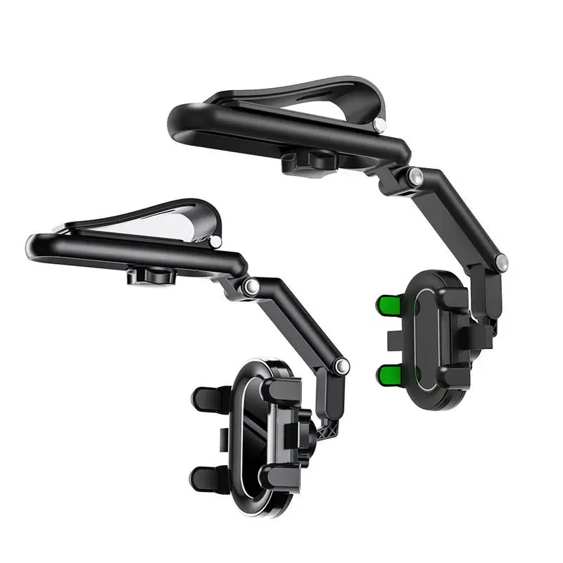

Rearview Mirror Car Phone Holder 1080 Degree Rotating Universal Adjustable Phone Bracket Easy To Use 1080 Degree Rotating Car