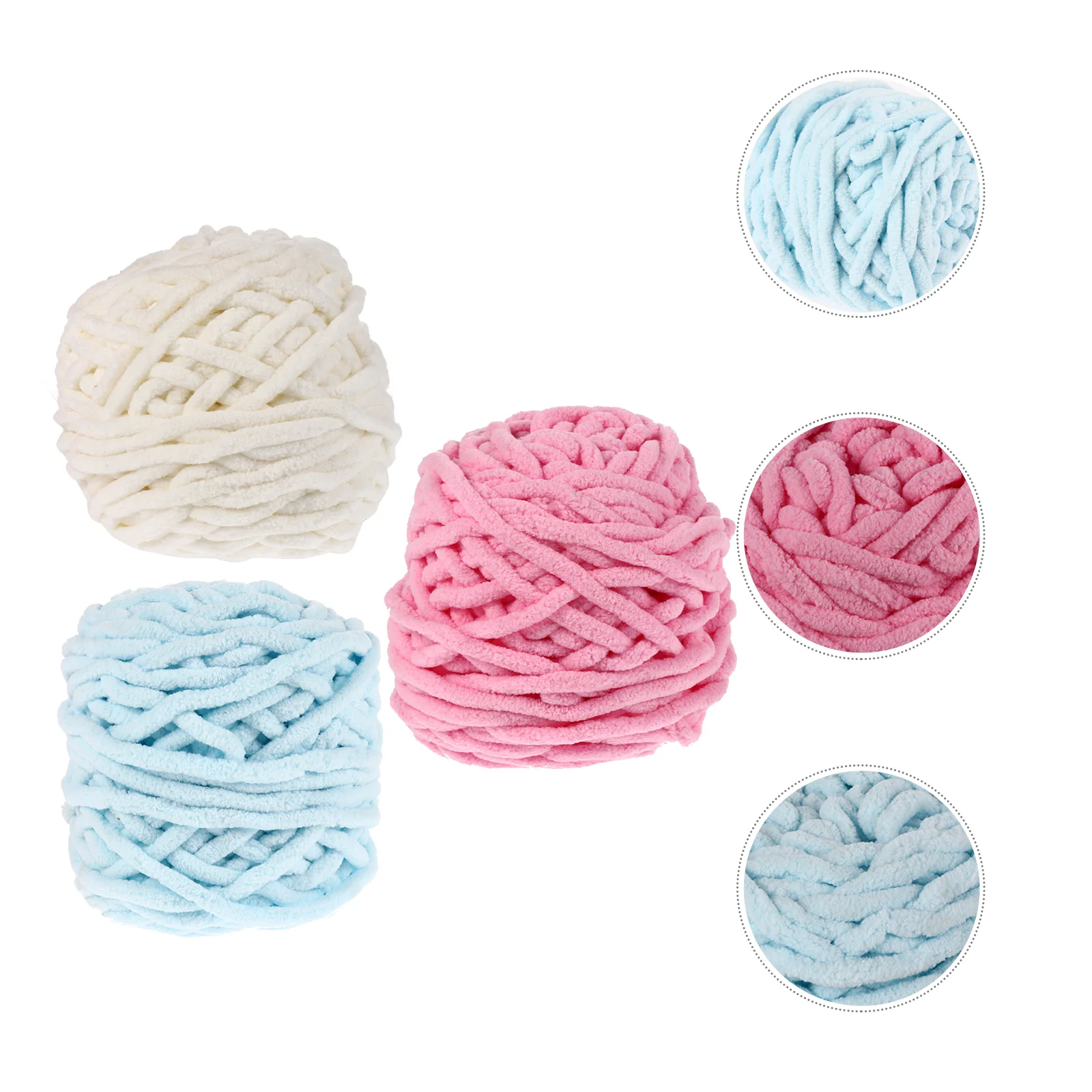 

Yarn Wool Knitting Hand Colored Woolen Acrylic Diy Cotton Crochet Bright Soft Supplies Multi Blanket Baby Loopglitter Nylon