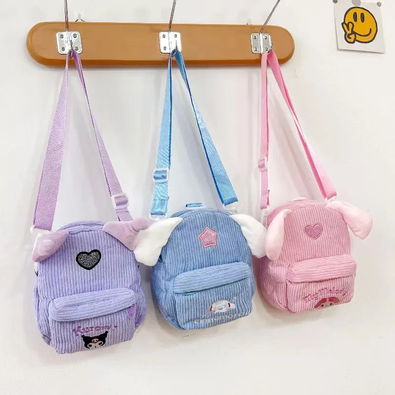 Sanrio Kuromi сумка-мессенджер Miniso аниме мультфильм милый Коричный мой Мелодия