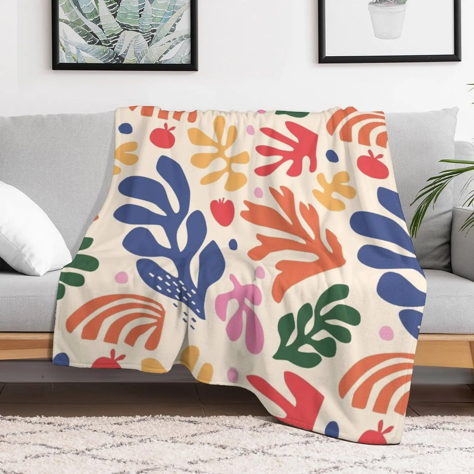 Одеяло с цветами Матисса одеяло для дивана кровать очень большие одеяла