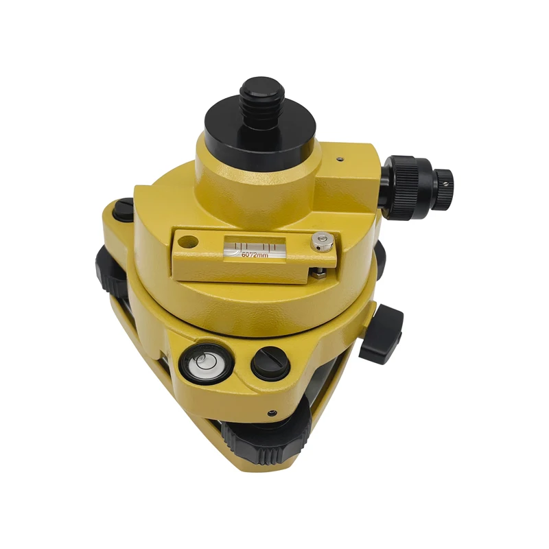 Replace Rotating Tribrach And Adapter for Prisms GPS Surveying With Optical Plummet 5/8&quotx11 Mount Yellow |