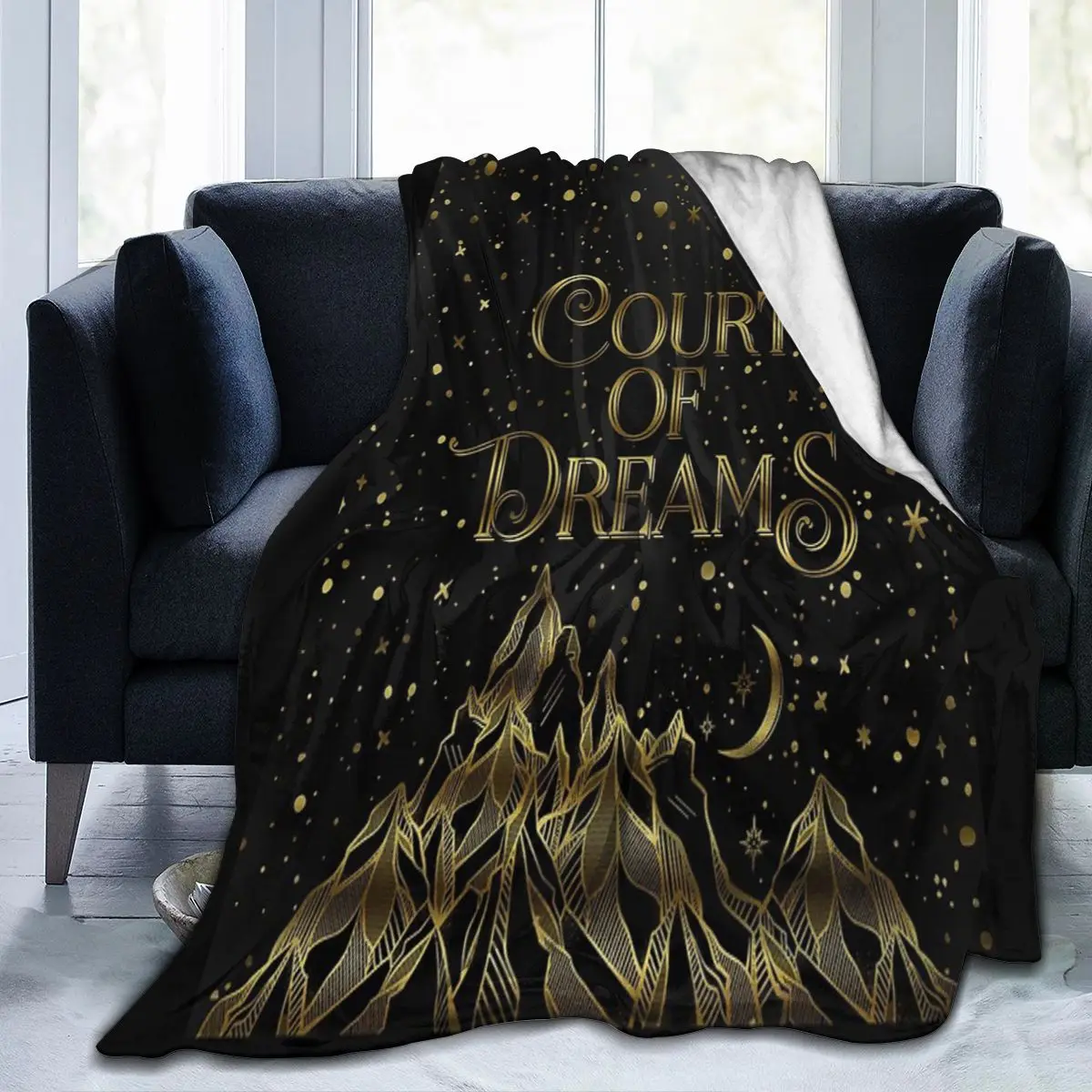 

Одеяло для лица с изображением двора снов ACOMAF, настраиваемое портативное антипиллинговое одеяло разных размеров