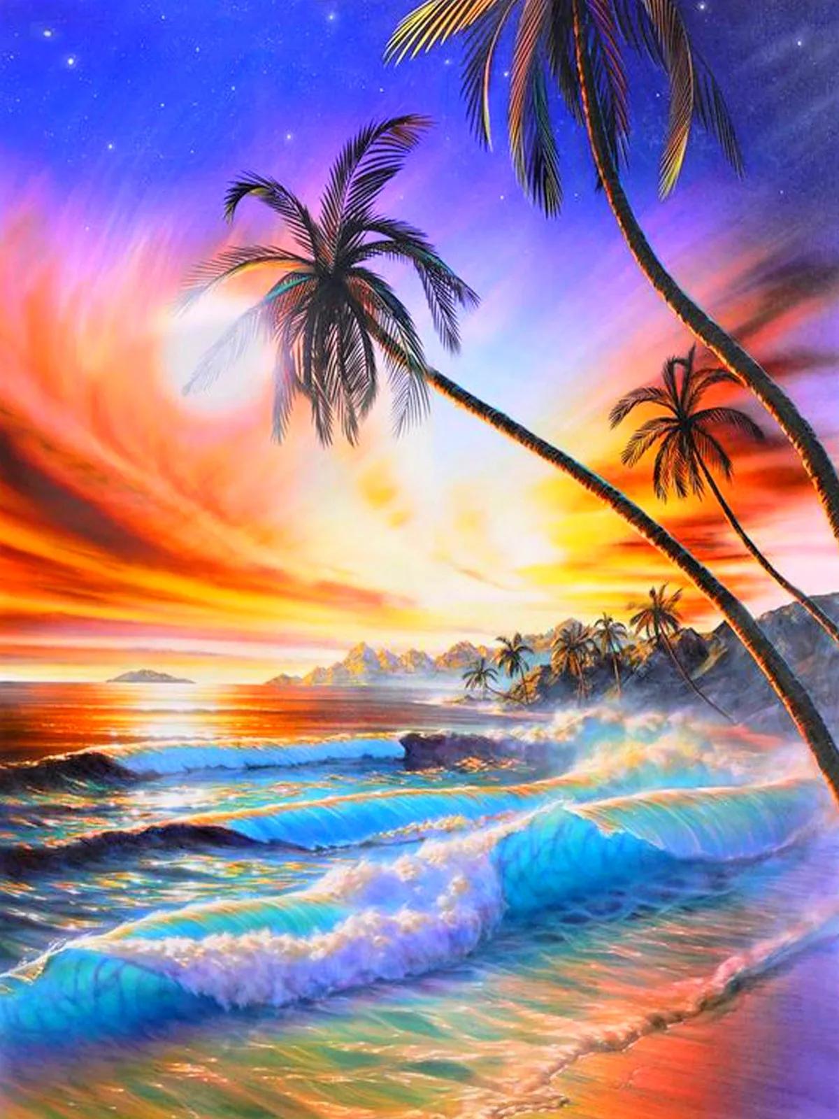 Алмазная живопись 5D сделай сам картина Стразы алмазная вышивка 3D крестиком