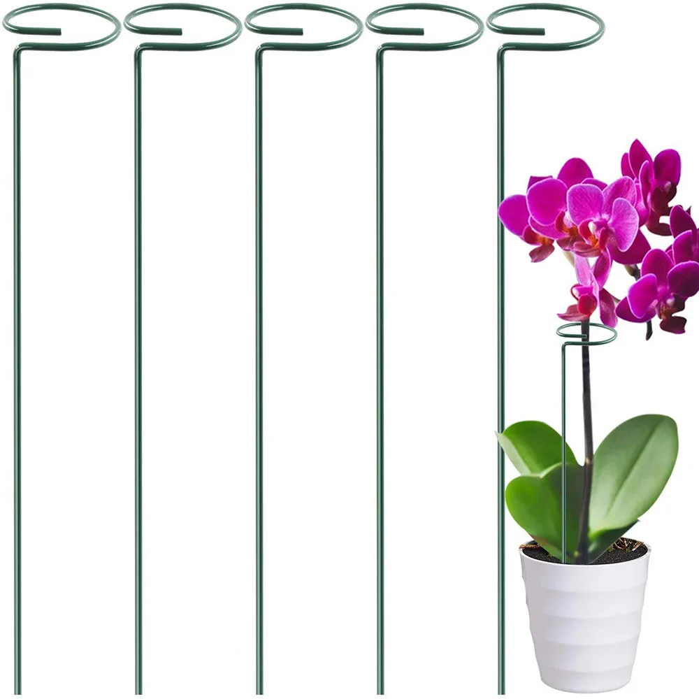 

Hot Sale Beautiful Plant Support Stand Flowers Support Ring Metal Plant Support Stakes Bonsai Support Backyard Garden Tool