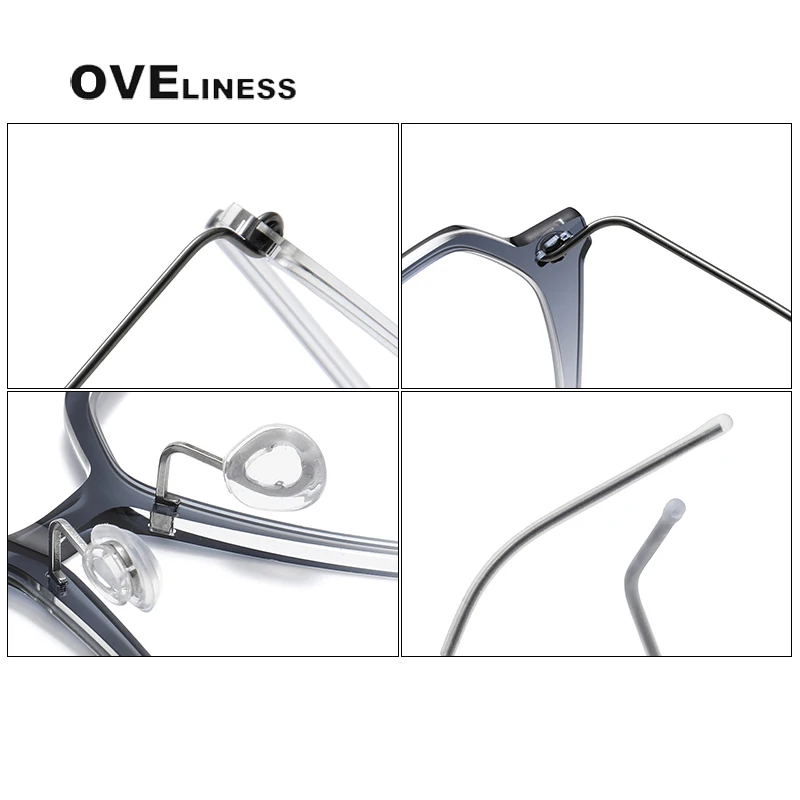 Оправа для очков Мужская квадратная из ацетата 2023