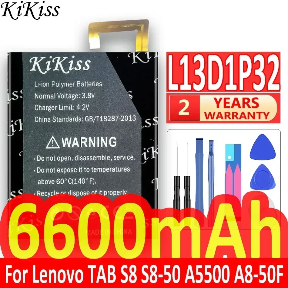 Аккумулятор KiKiss 6600 мАч L13D1P32 литий-ионный для Lenovo Lepad PAD A8-50 A5500