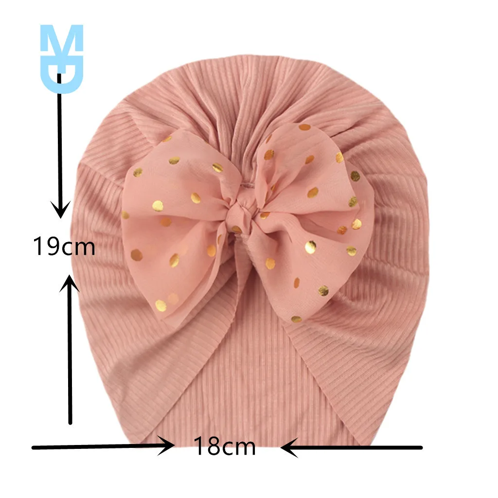 

New Citgeett Solid 11Color Cute born Baby Infant Girl Toddler Bowknot Hospital Cap Beanie Hat