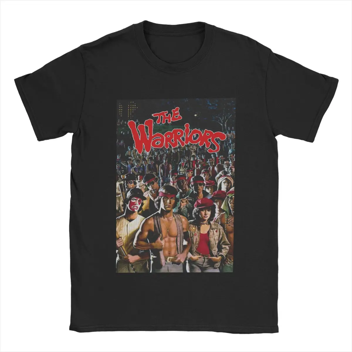 

The Warriors Movie T Shirts Men Pure Cotton Funny T-Shirts Round Neck Tees Short Sleeve Clothes Summer