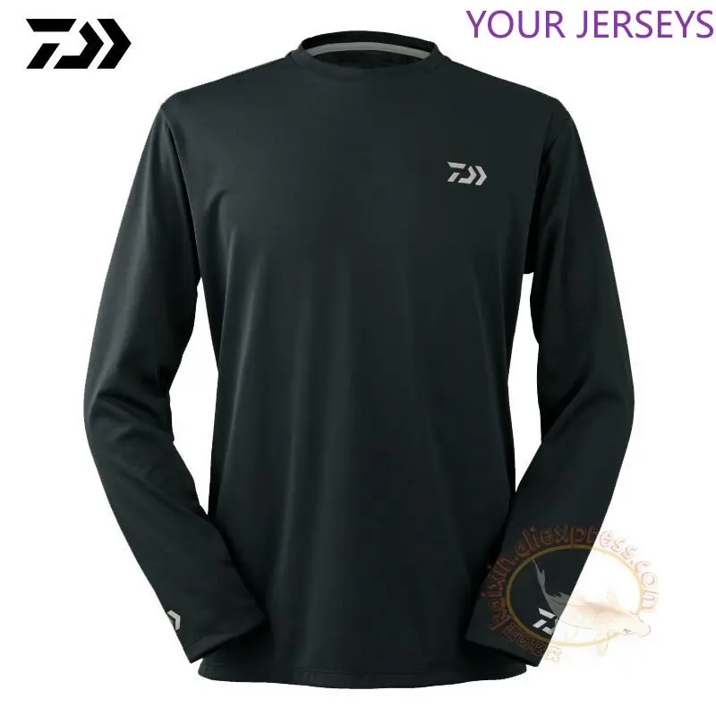 

2021 Daiwa Fishing Clothing Long Sleeve XS-5XL Fishing Shirts Summer Quick-Drying Breathable Anti-UV Sun Protection T Shirt