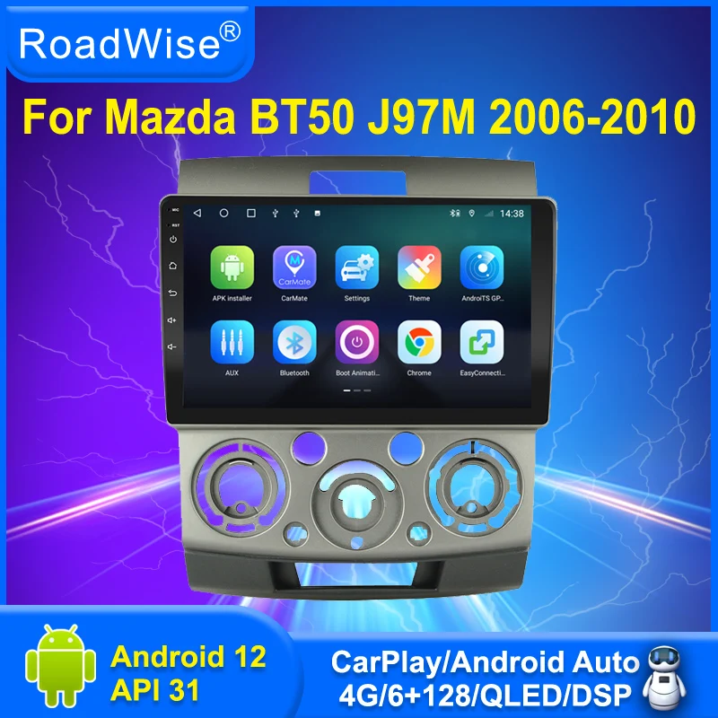 Android Car Radio Multimedia Player For Mazda BT50 BT-50 BT 50 J97M 2006 2007 2008 2010 4G GPS DVD DSP 2 DIN BT Carplay Headunit