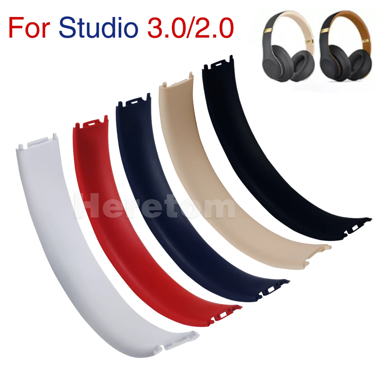 

Headphone Repair Parts Replacement Headband Headset Plastic Shell for Beats Studio 3.0 /Studio 2.0 for Headphone