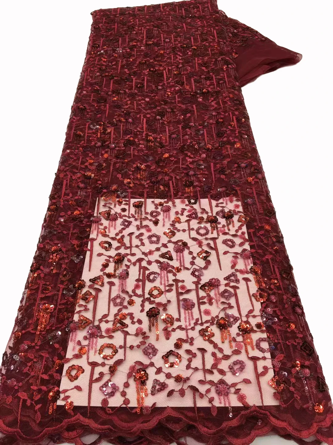 Новая Тюлевая кружевная ткань с блестками и алмазной вышивкой Африканское