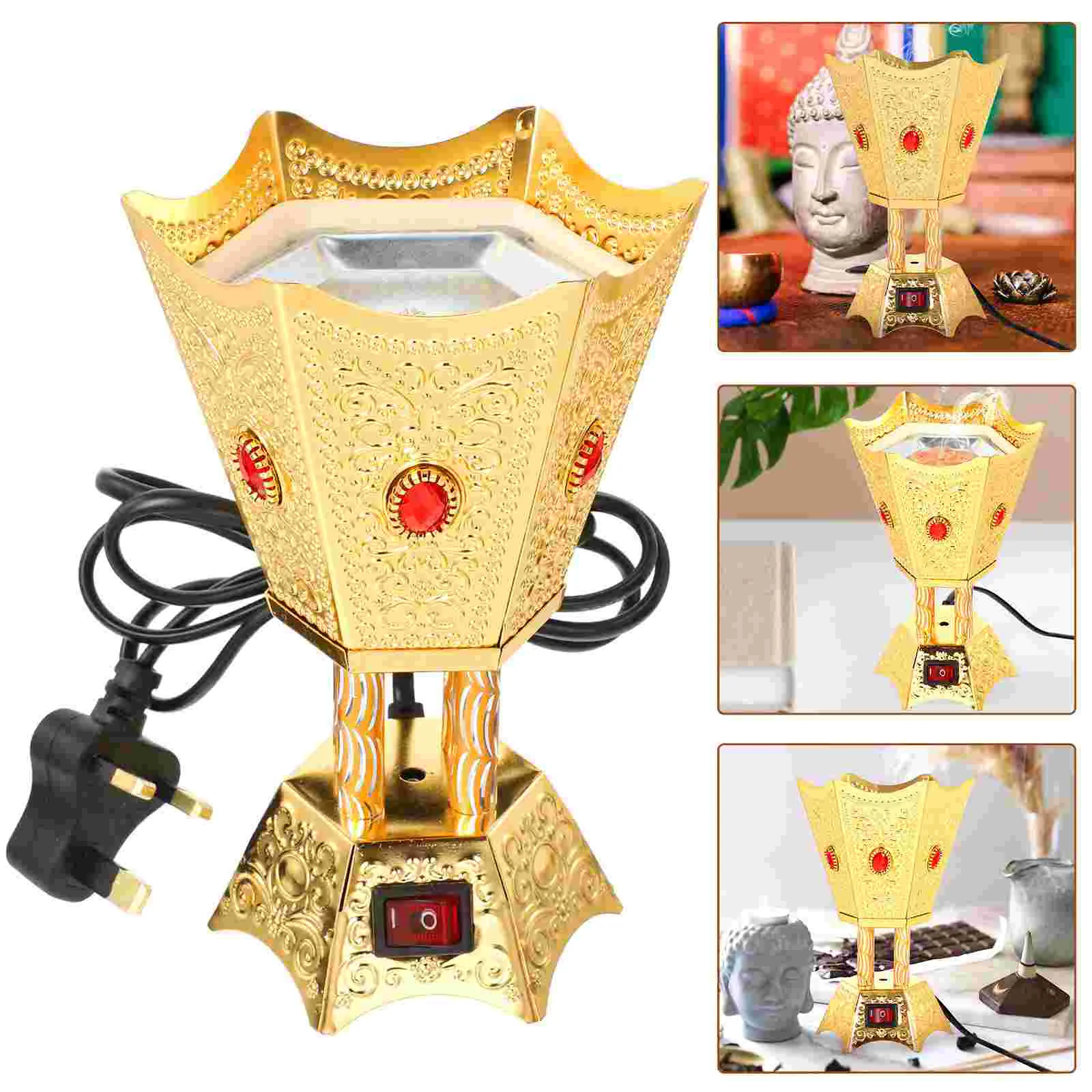 

Aroma Burner Decor Home Centerpiece Decorations Portable Burner Plug-in Burner Middle East Burner Ornament