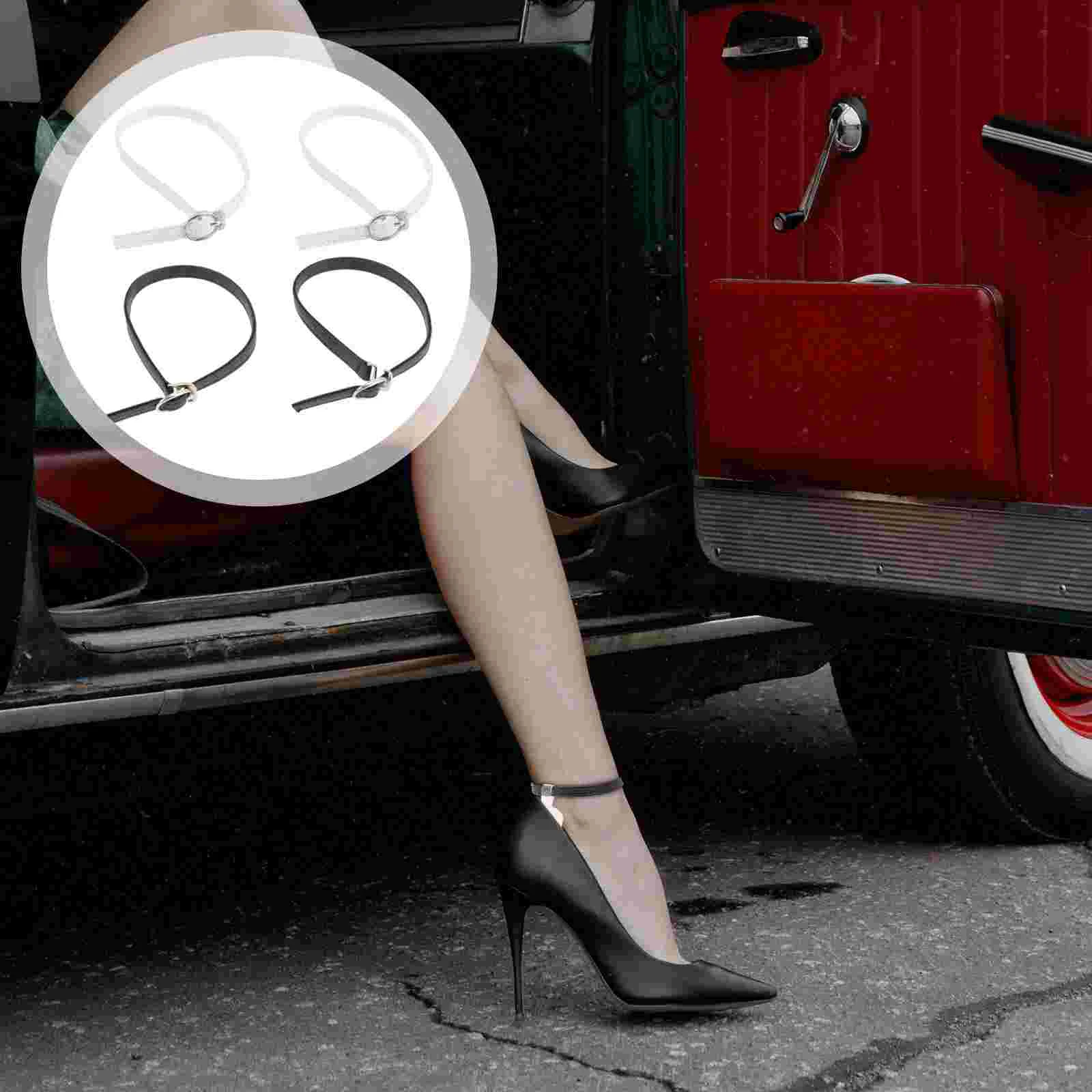 3 Pairs Women Anti-Drop Shoe Straps Shoelaces High Heel Ankle Straps